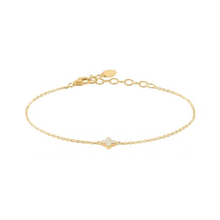 Bracelet femme souple agatha beloved argent dorée 02490503-137-tu – bracelet fantaisie femme