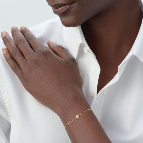 Bracelet Femme Souple Agatha BELOVED Argent Dorée 02490503-137-TU