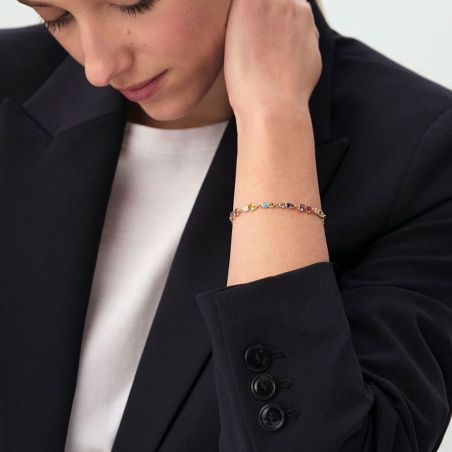 Bracelet Femme Souple Agatha CANDY Métal Multicolore 02480341-256-TU