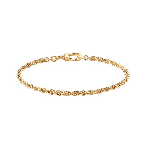 Bracelet Femme Souple Agatha CHAÎNE CORDE Métal Dorée 02480302-157-TU