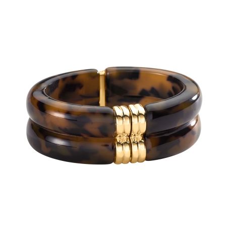 Bracelet femme manchette agatha palais royal métal dorée 02470350-173-tu – bracelet fantaisie femme