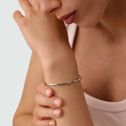 Bracelet Femme Jonc Agatha BANGLE Argent Argentée 02420729-050-TU