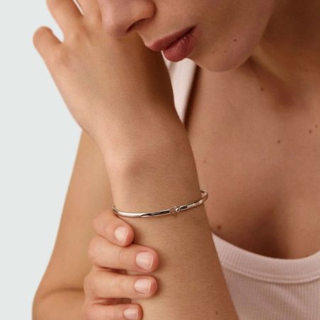 Bracelet Femme Jonc Agatha BANGLE Argent Argentée 02420729-050-TU