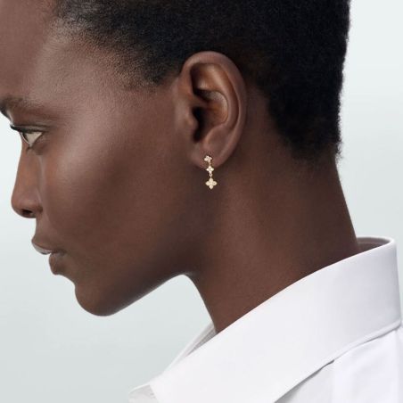 Boucles d'oreilles femme pendantes agatha beloved argent dorée 02390564-137-tu – pendantes