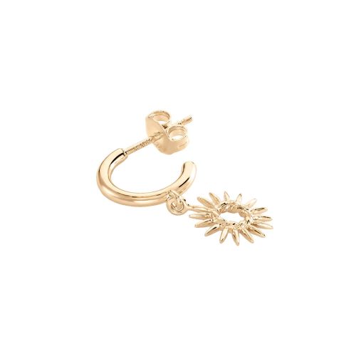 Boucles d'Oreilles Femme A l'Unité Agatha SOLEIL Métal Dorée 02390472-157-TU