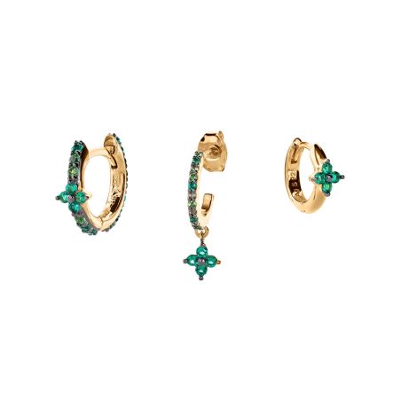 Boucles d'oreilles femme set agatha beloved métal vert 02390464-658-tu – import_sc_agatha_v4.todo.csv