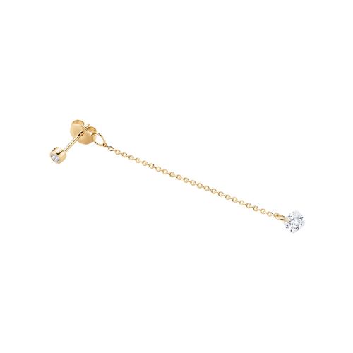 Boucles d'Oreilles Femme A l'Unité Agatha MIX & MATCH Argent Dorée 02390083-137-TU