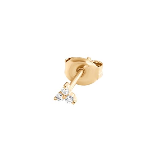 Boucles d'Oreilles Femme A l'Unité Agatha MIX & MATCH Argent Dorée 02390057-137-TU