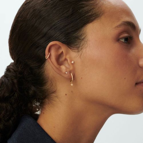 Boucles d'Oreilles Femme A l'Unité Agatha MIX & MATCH Argent Dorée 02390057-137-TU