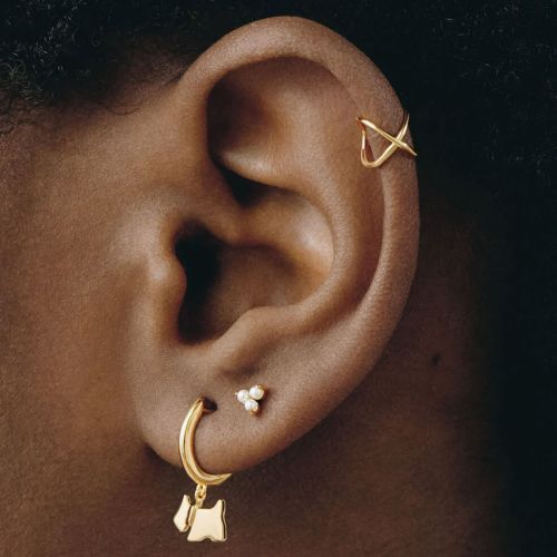 Boucles d'Oreilles Femme A l'Unité Agatha MIX & MATCH Métal Dorée 02390039-157-TU