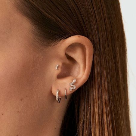 Boucles d'Oreilles Femme A l'Unité Agatha MIX & MATCH Argent Argentée 02320596-136-TU