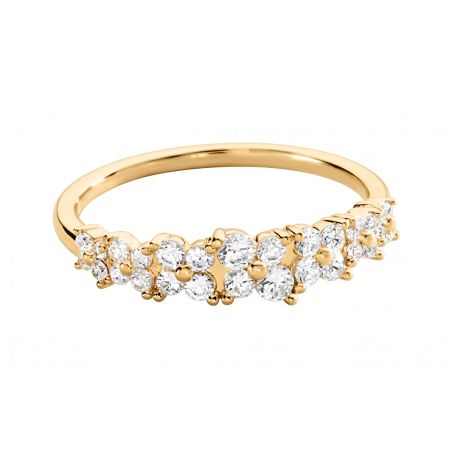 Bague femme fine agatha beloved argent dorée 02290007-137 – bagues fantaisie femme