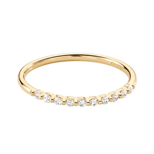 Bague Femme Fine Agatha BELOVED Argent Dorée 02240466-137-54