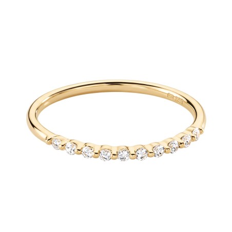 Bague femme fine agatha beloved argent dorée 02240466-137 – bagues fantaisie femme
