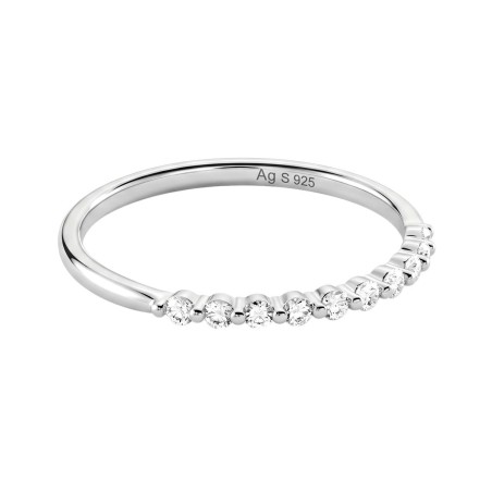 Bague femme fine agatha beloved argent argentée 02220490-136 – bagues fantaisie femme