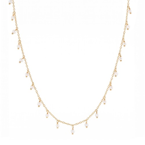 Collier Femme Court Agatha ALMA Argent Blanc 02680494-292-TU
