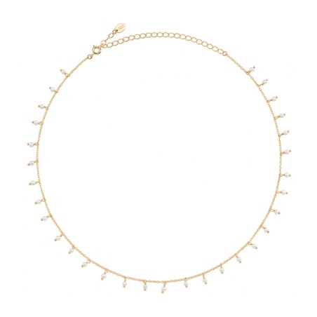 Collier femme court agatha alma métal doré 02680494-292-tu – colliers tendances