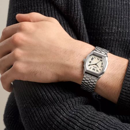 Montre Femme Quartz Fossil Harlow Acier Argentée FS6211