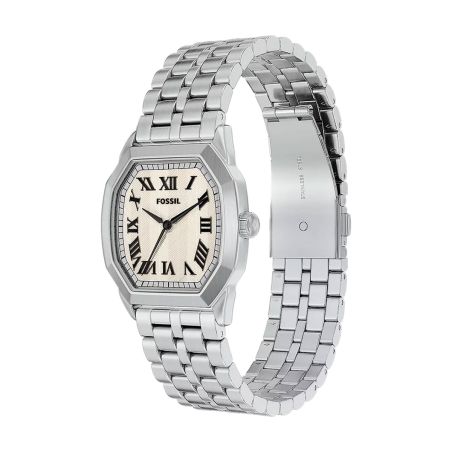 Montre femme quartz fossil harlow acier argentée fs6211 – montres tendances