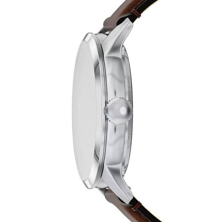 Montre homme automatique fossil townsman cuir marron me3270 – montres tendances