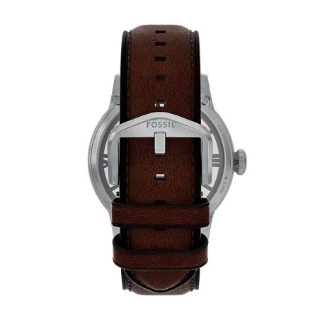 Montre homme automatique fossil townsman cuir marron me3270 – montres tendances