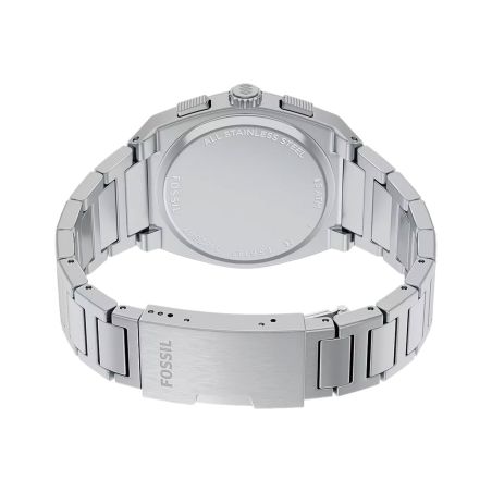 Montre homme chronographe fossil everett acier argenté fs6183 – montres tendances