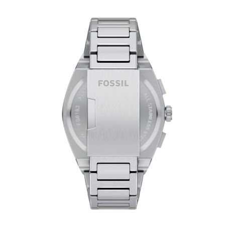 Montre homme chronographe fossil everett acier argenté fs6183 – montres tendances