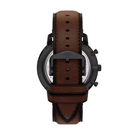 Montre homme chronographe fossil neutra cuir marron fs6163 – montres tendances