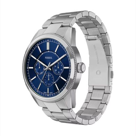 Montre homme multifonction fossil pearson acier argenté fs6134 – montres tendances