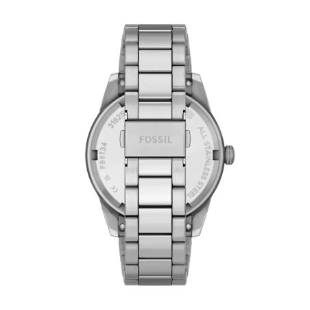 Montre homme multifonction fossil pearson acier argenté fs6134 – montres tendances