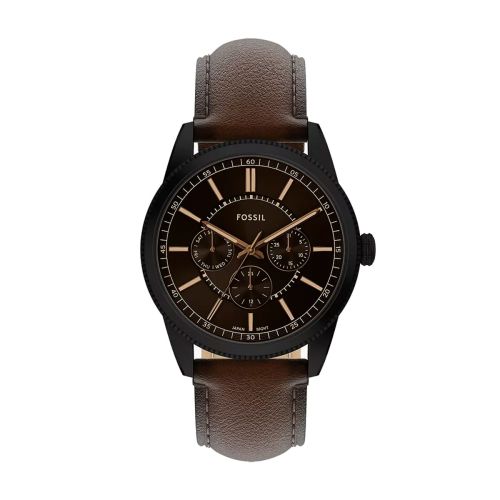 Montre Homme Multifonction Fossil Pearson Cuir Marron FS6138