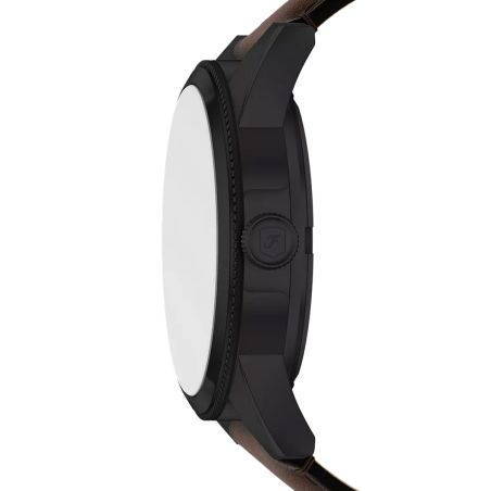 Montre homme multifonction fossil pearson cuir marron fs6138 – montres tendances