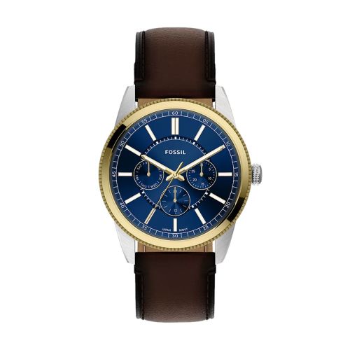 Montre Homme Multifonction Fossil Pearson Cuir Marron FS6195
