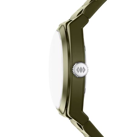 Montre homme quartz fossil everett silicone vert fs6178 – montres tendances