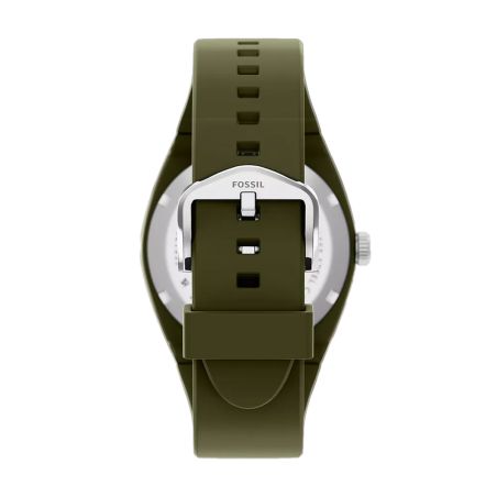 Montre homme quartz fossil everett silicone vert fs6178 – montres tendances