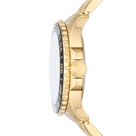 Montre homme quartz fossil machine cuir marron fs5900 – montres tendances