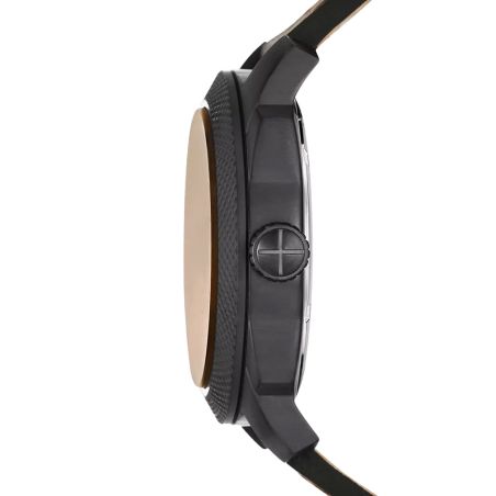Montre homme quartz fossil machine cuir marron fs5932 – montres tendances