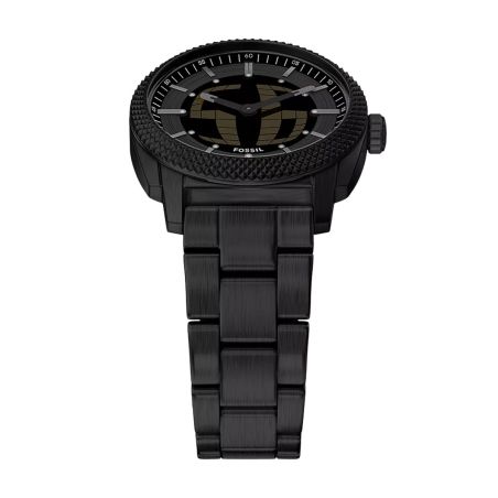 Montre homme quartz fossil machine big tic acier noir fs6156 – montres tendances