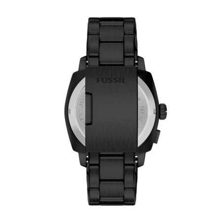 Montre homme quartz fossil machine big tic acier noir fs6156 – montres tendances