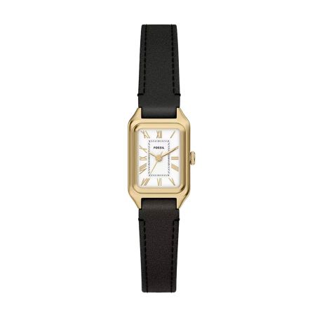 Montre femme quartz fossil raquel mini cuir noir es5470 – montre femme chic et tendance