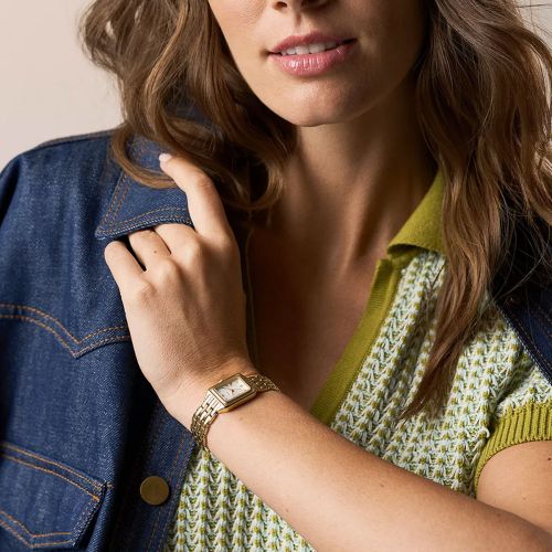 Montre Femme Quartz Fossil Raquel Mini Acier Dorée ES5467