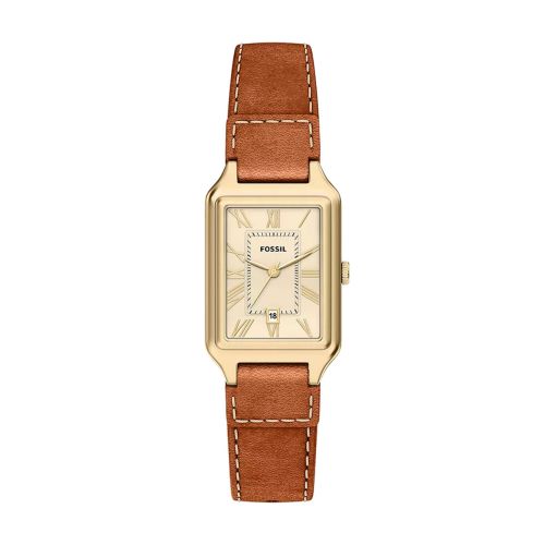 Montre Femme Quartz Fossil Raquel Cuir Marron ES5504