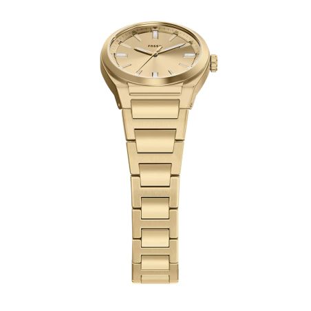 Montre femme quartz fossil everett acier dorée es5492 – montre femme chic et tendance