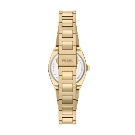 Montre femme quartz fossil everett acier dorée es5492 – montre femme chic et tendance