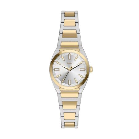 Montre femme quartz fossil everett acier bicolore es5494 – montre femme chic et tendance