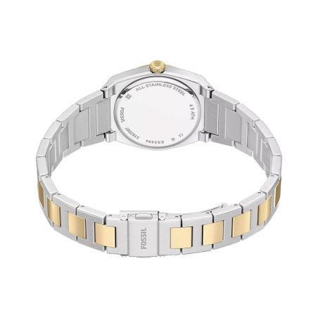 Montre femme quartz fossil everett acier bicolore es5494 – montre femme chic et tendance