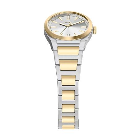 Montre femme quartz fossil everett acier bicolore es5494 – montre femme chic et tendance