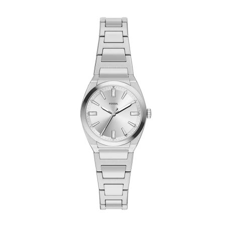 Montre femme quartz fossil everett acier argentée es5490 – montre femme chic et tendance