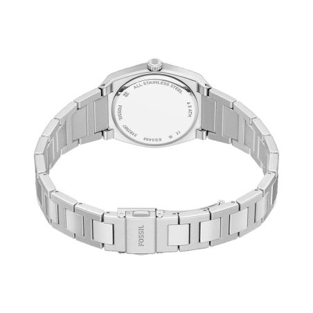 Montre femme quartz fossil everett acier argentée es5490 – montre femme chic et tendance