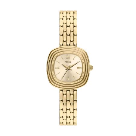 Montre femme quartz fossil emerson acier dorée es5506 – montre femme chic et tendance